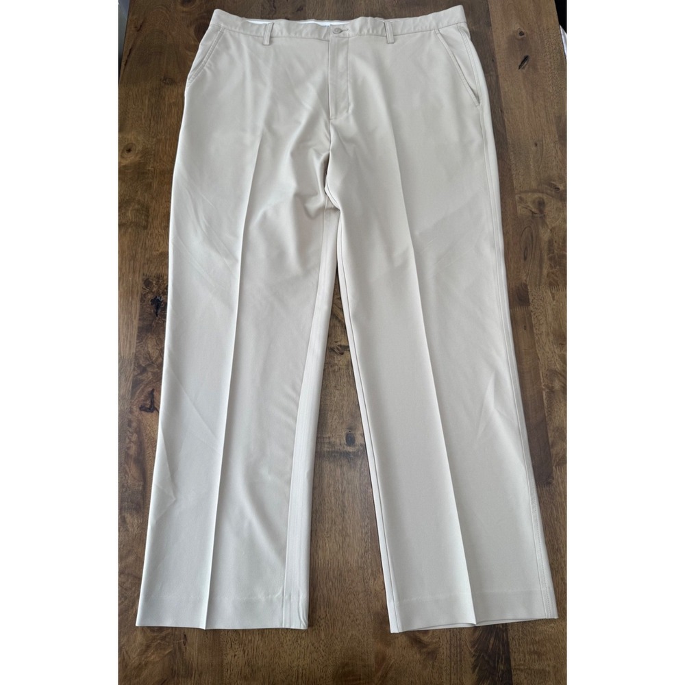 EUC Mens FJ golf khaki chino pants stretch size 40x32 DRY CLEANED